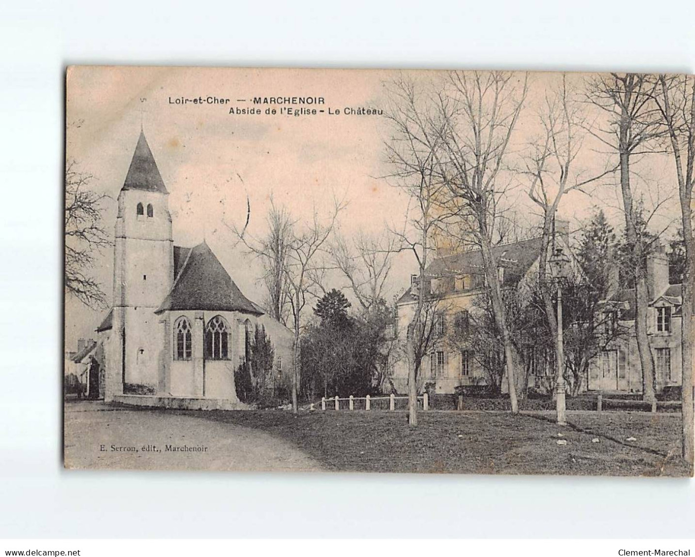 MARCHENOIR : Abside De L'Eglise, Le Château - état - Marchenoir