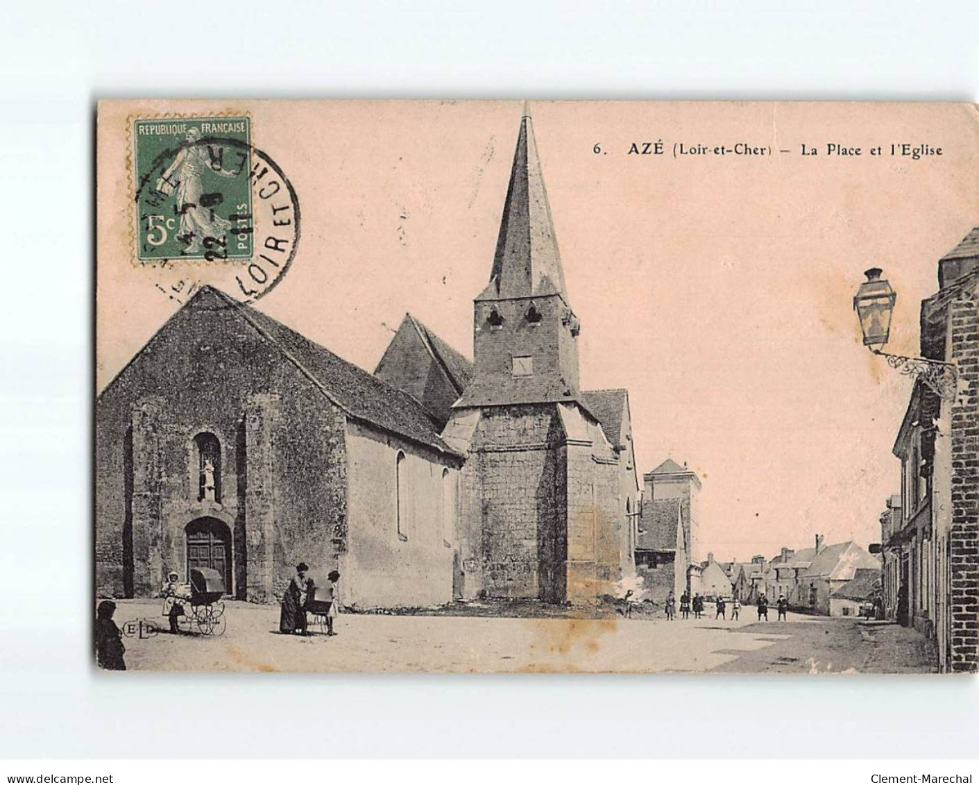 AZE : La Place De L'Eglise - état - Andere & Zonder Classificatie