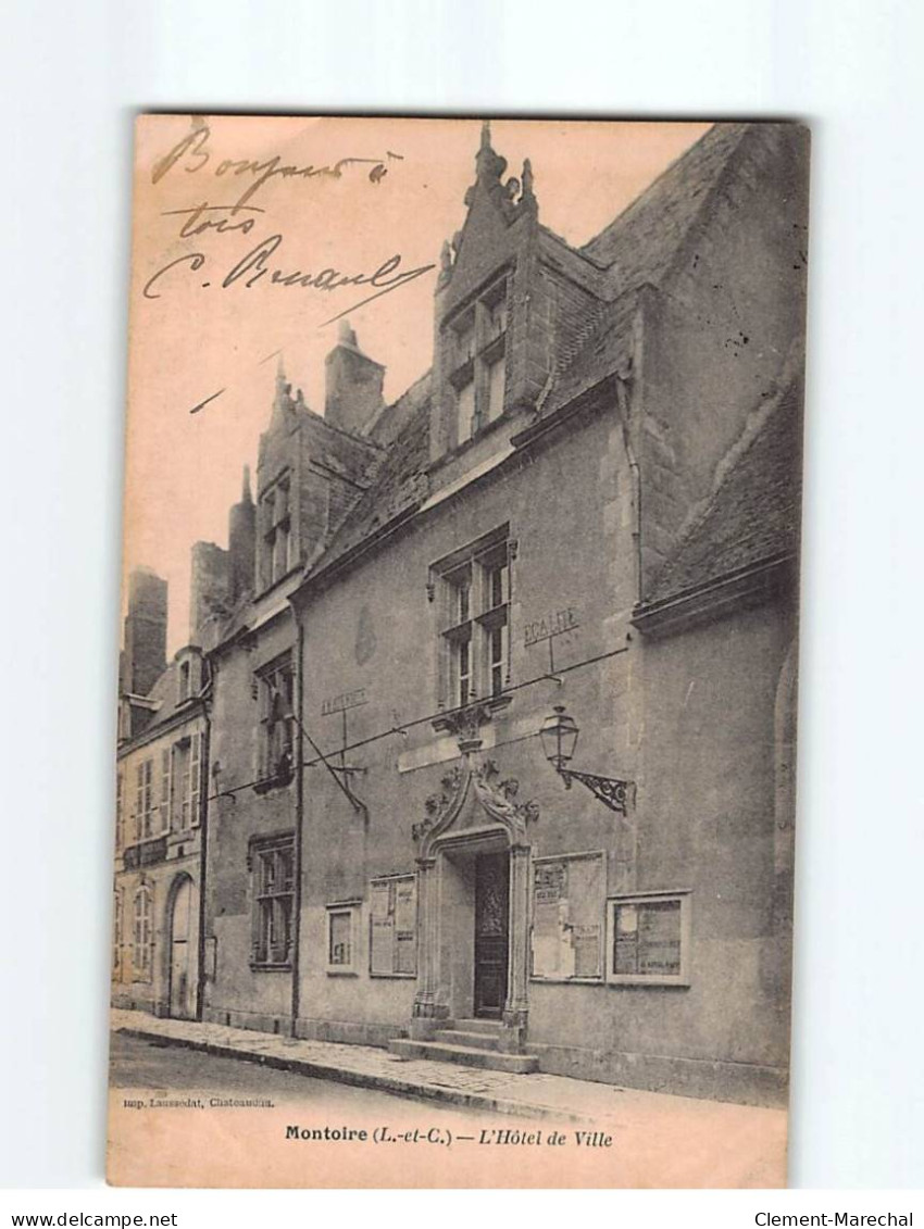 MONTOIRE : L'Hôtel De Ville - état - Montoire-sur-le-Loir