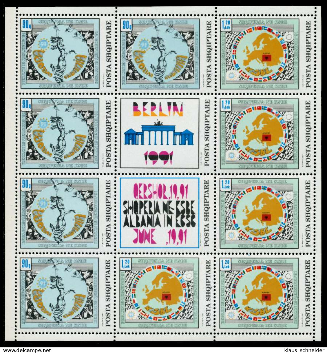 ALBANIEN Nr 2493IIKB-2494IIKB Postfrisch KLEINBG S03E30A - Albanien