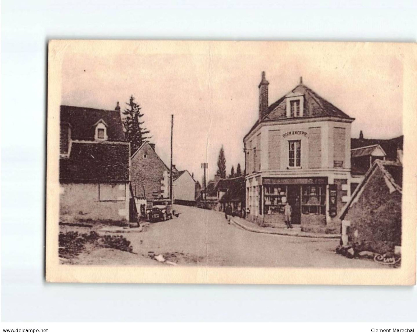 MONTHOU SUR CHER : Vue Du Village, Boulangerie - état - Altri & Non Classificati