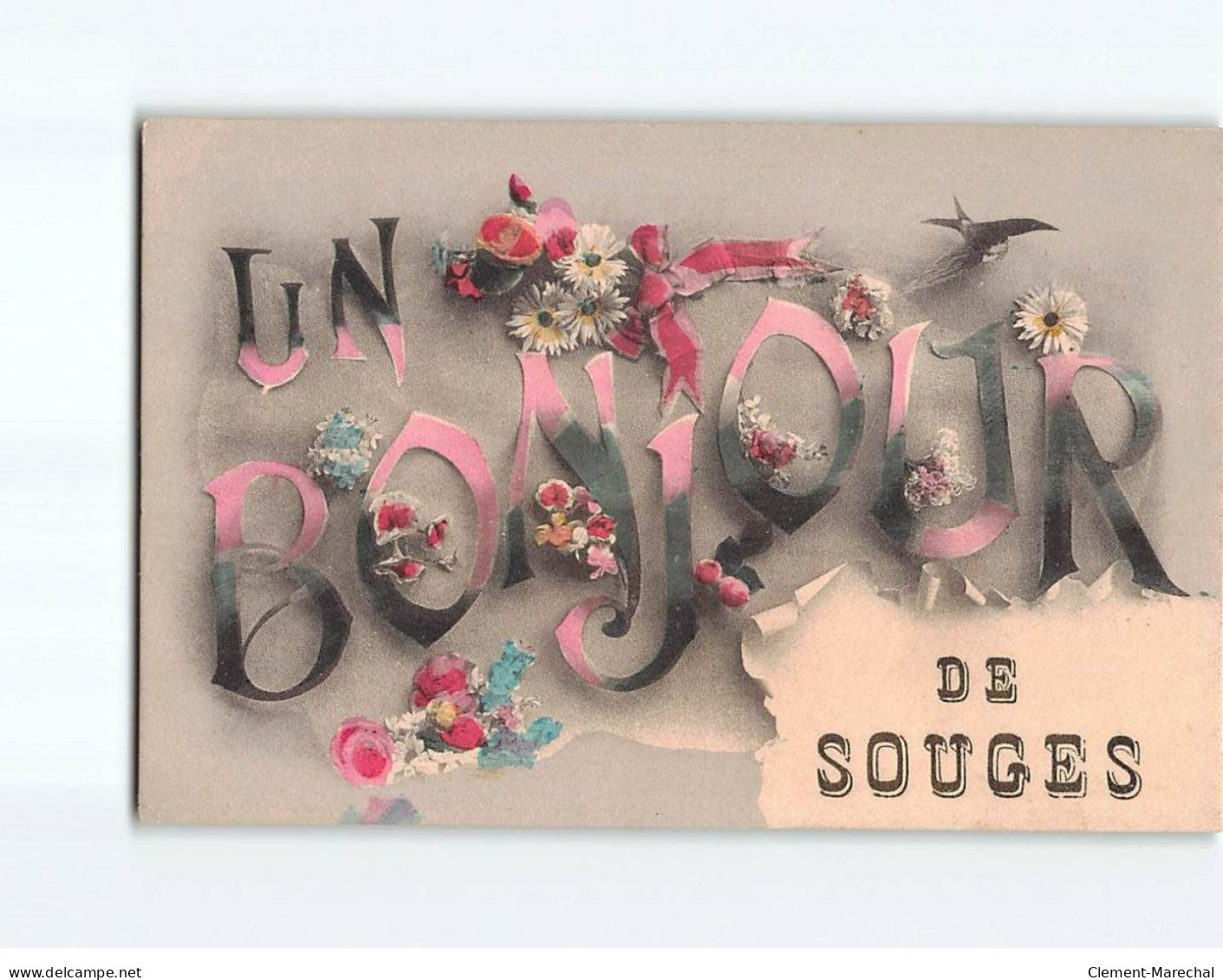 SOUGES : Carte Souvenir - Très Bon état - Other & Unclassified