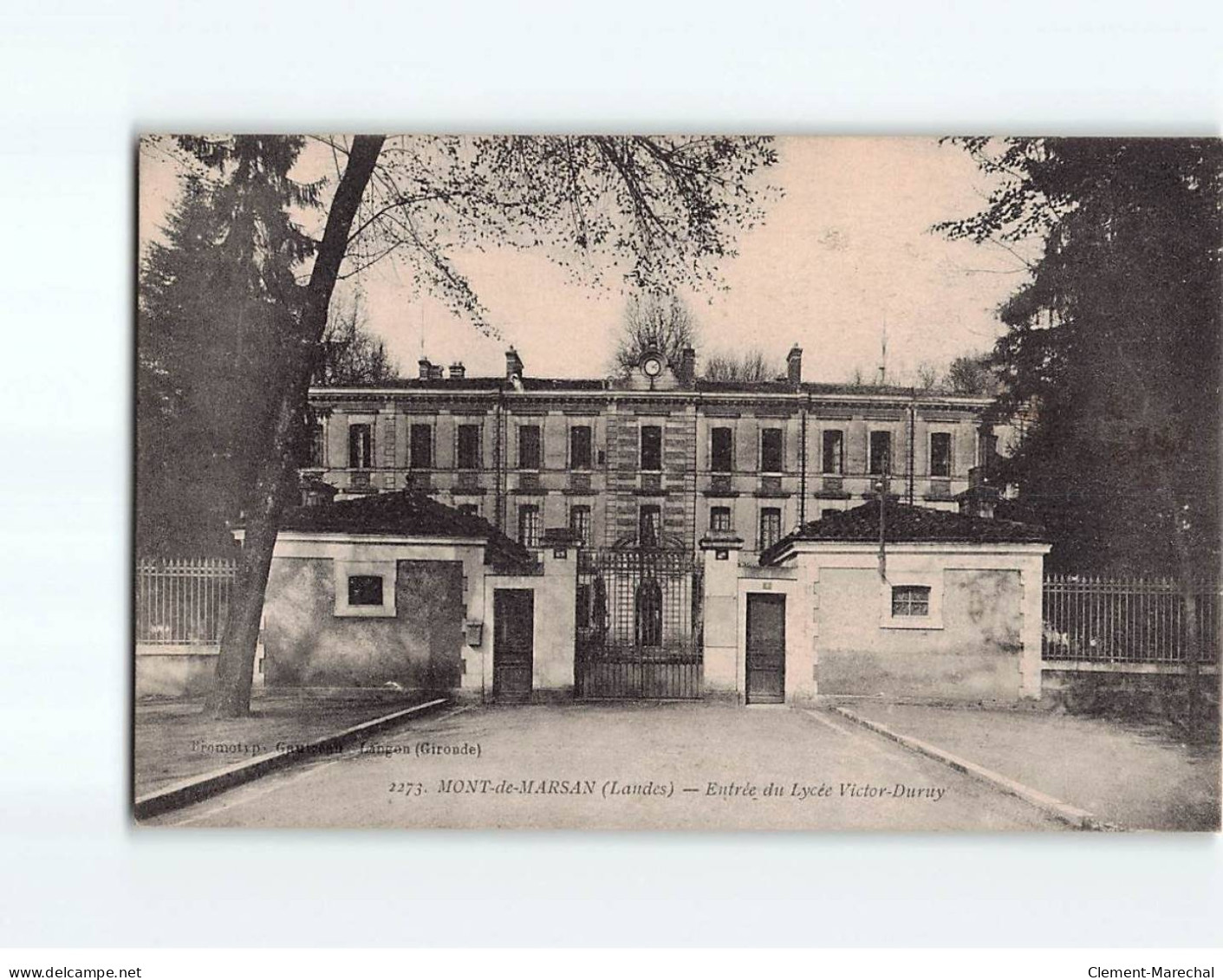 MONT DE MARSAN : Entrée Du Lycée Victor-Duruy - Très Bon état - Mont De Marsan