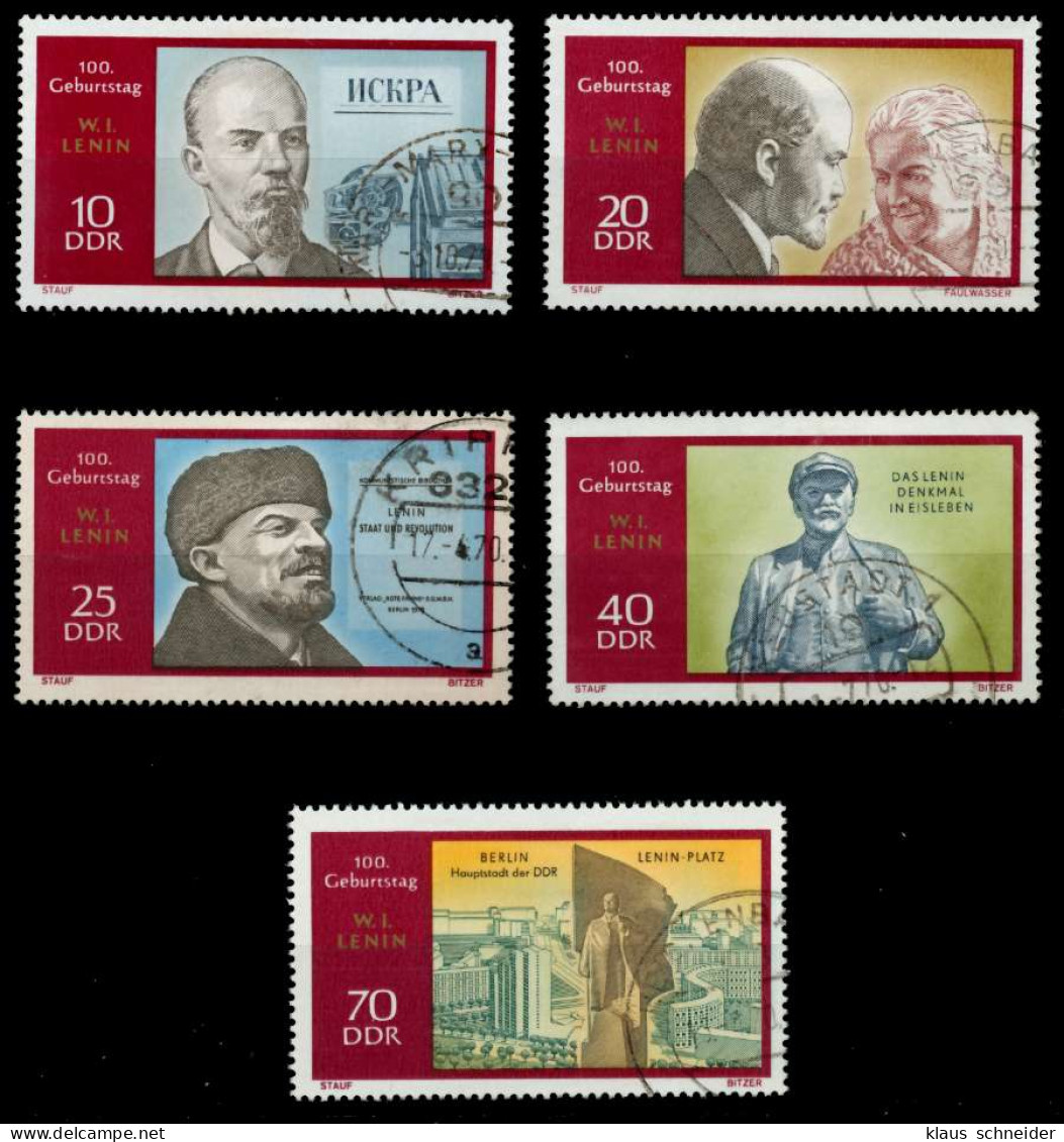 DDR 1970 Nr 1557-1561 Gestempelt X9482DE - Used Stamps