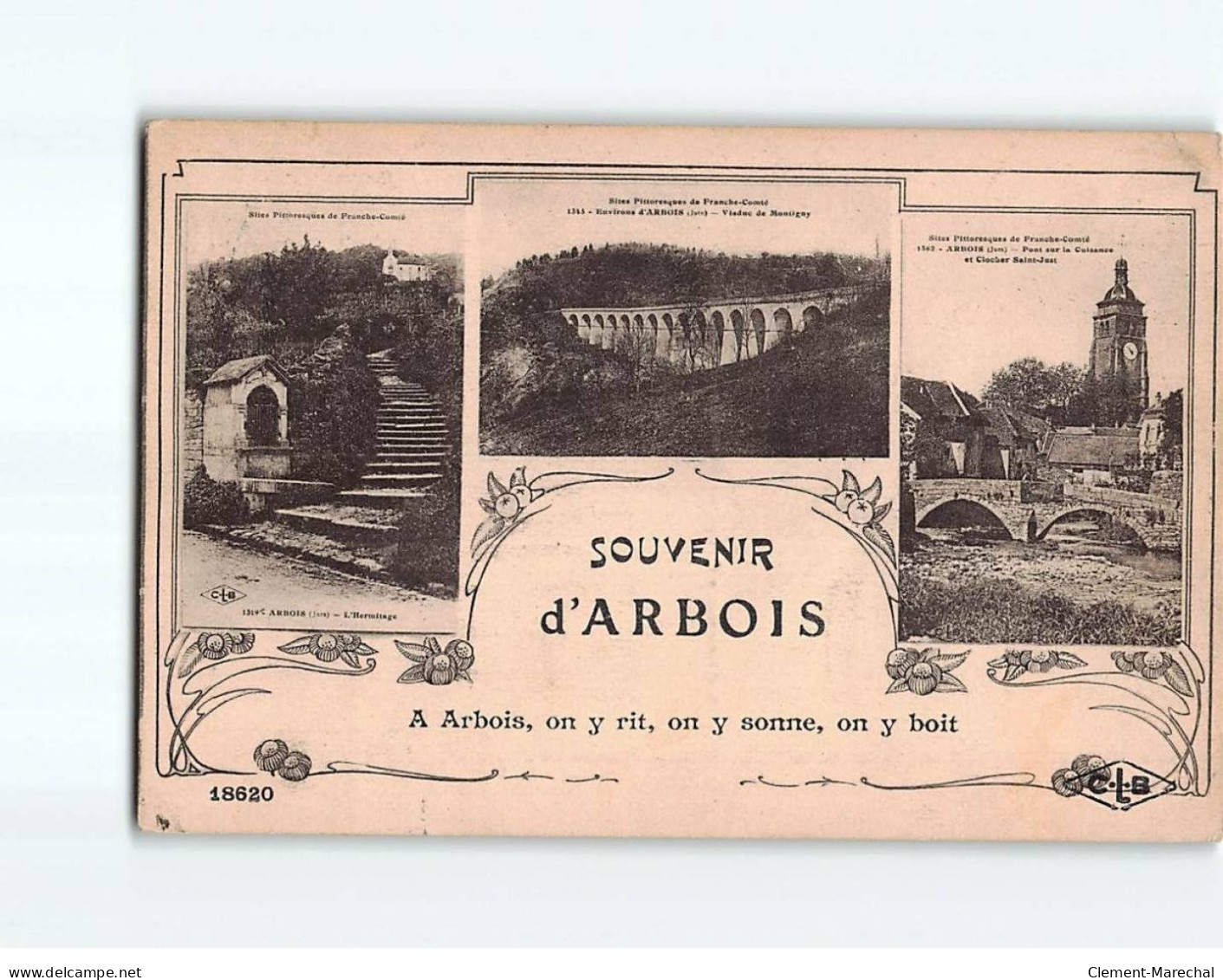 ARBOIS : Carte Souvenir - Très Bon état - Arbois