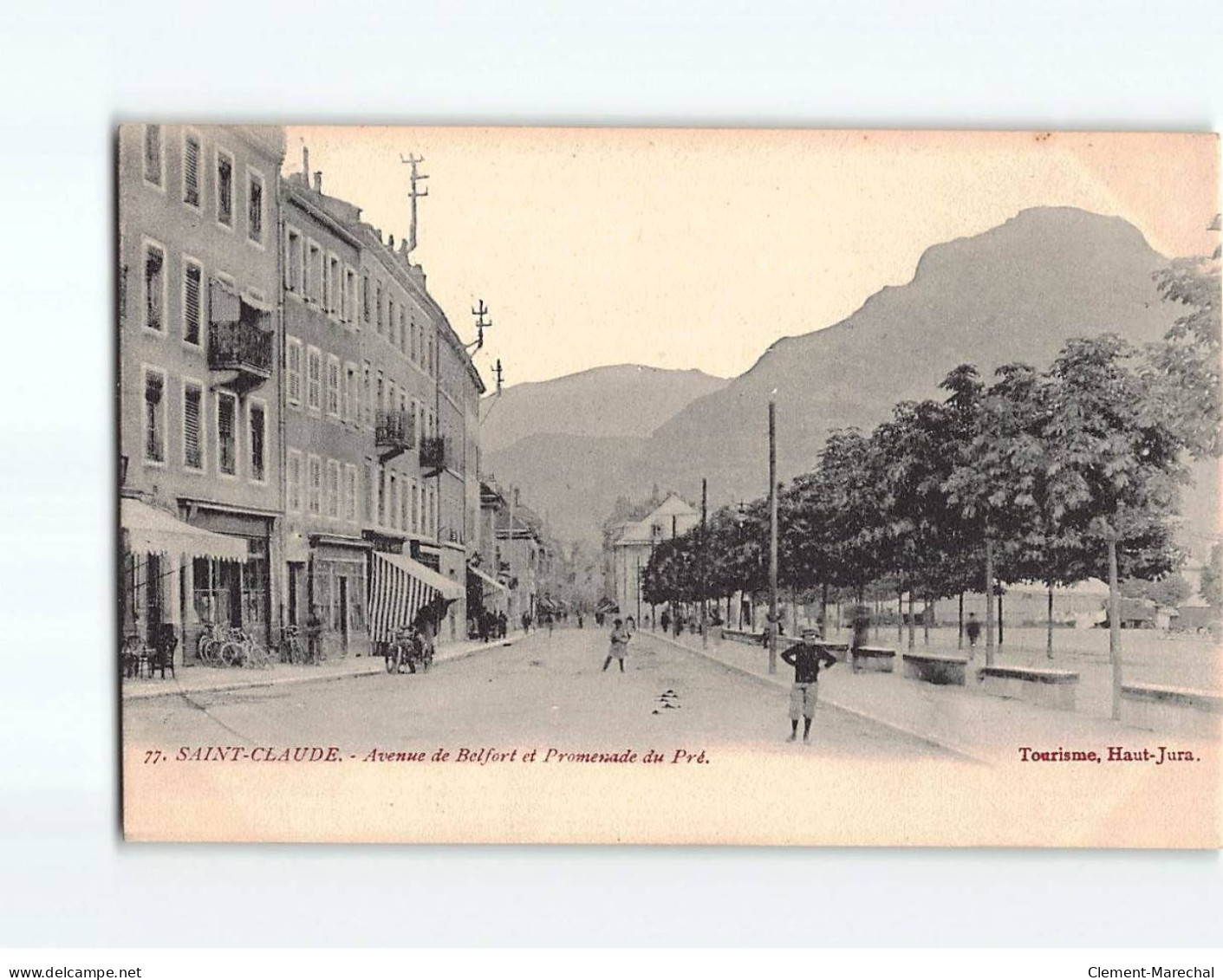 SAINT CLAUDE : Avenue De Belfort Et Promenade Du Pré - Très Bon état - Saint Claude