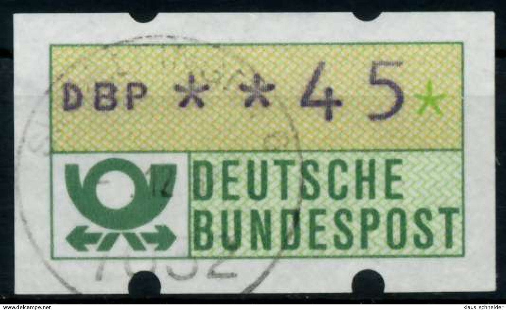 BRD ATM 1981 Nr 1-1-045 Gestempelt X970142 - Machine Labels [ATM]