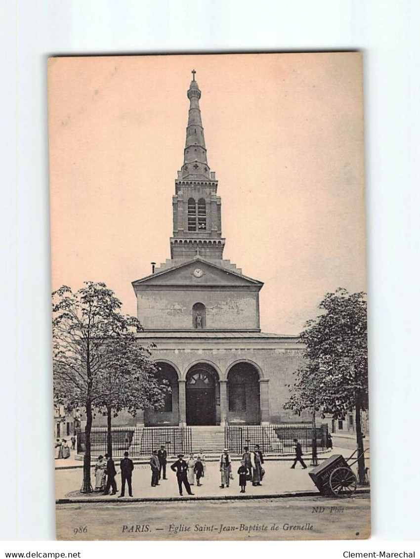 PARIS : Eglise Saint-Jean-Baptiste De Grenelle - Très Bon état - Eglises