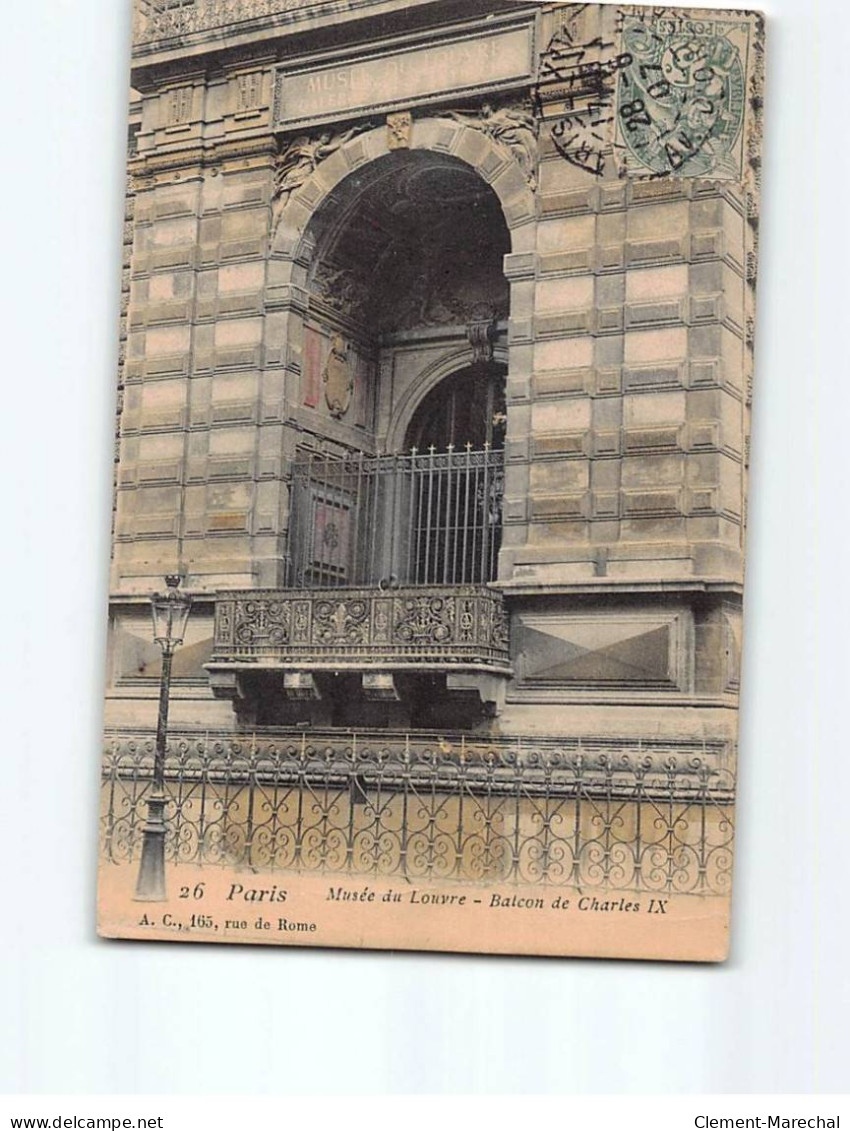 PARIS : Musée Du Louvre, Balcon De Charles IX - état - Louvre