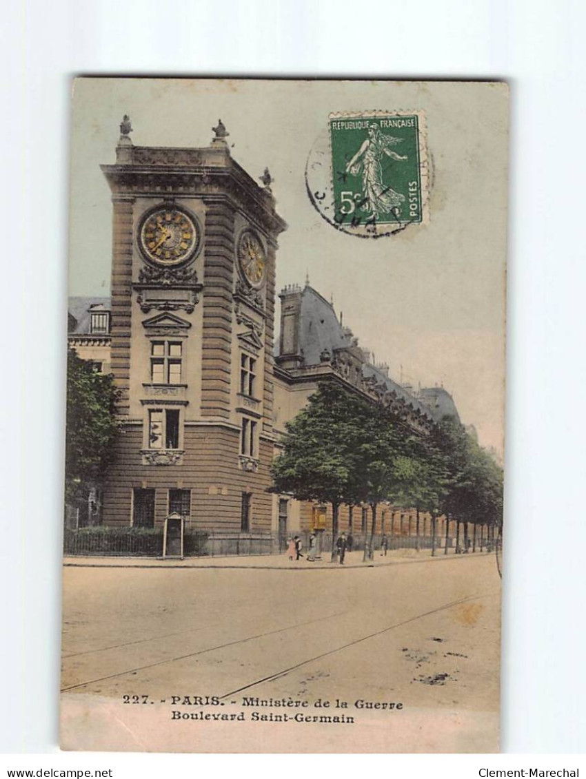 PARIS : Ministère De La Guerre, Boulevard Saint -Germain - état - Sonstige Sehenswürdigkeiten