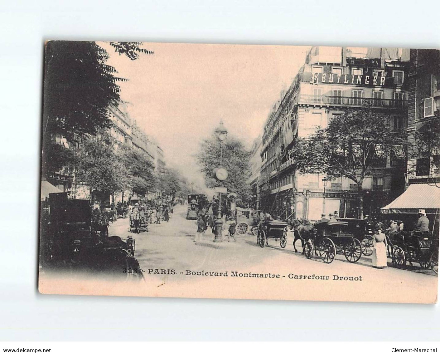 PARIS : Boulevard Montmartre, Carrefour Drouot - Très Bon état - Paris (18)