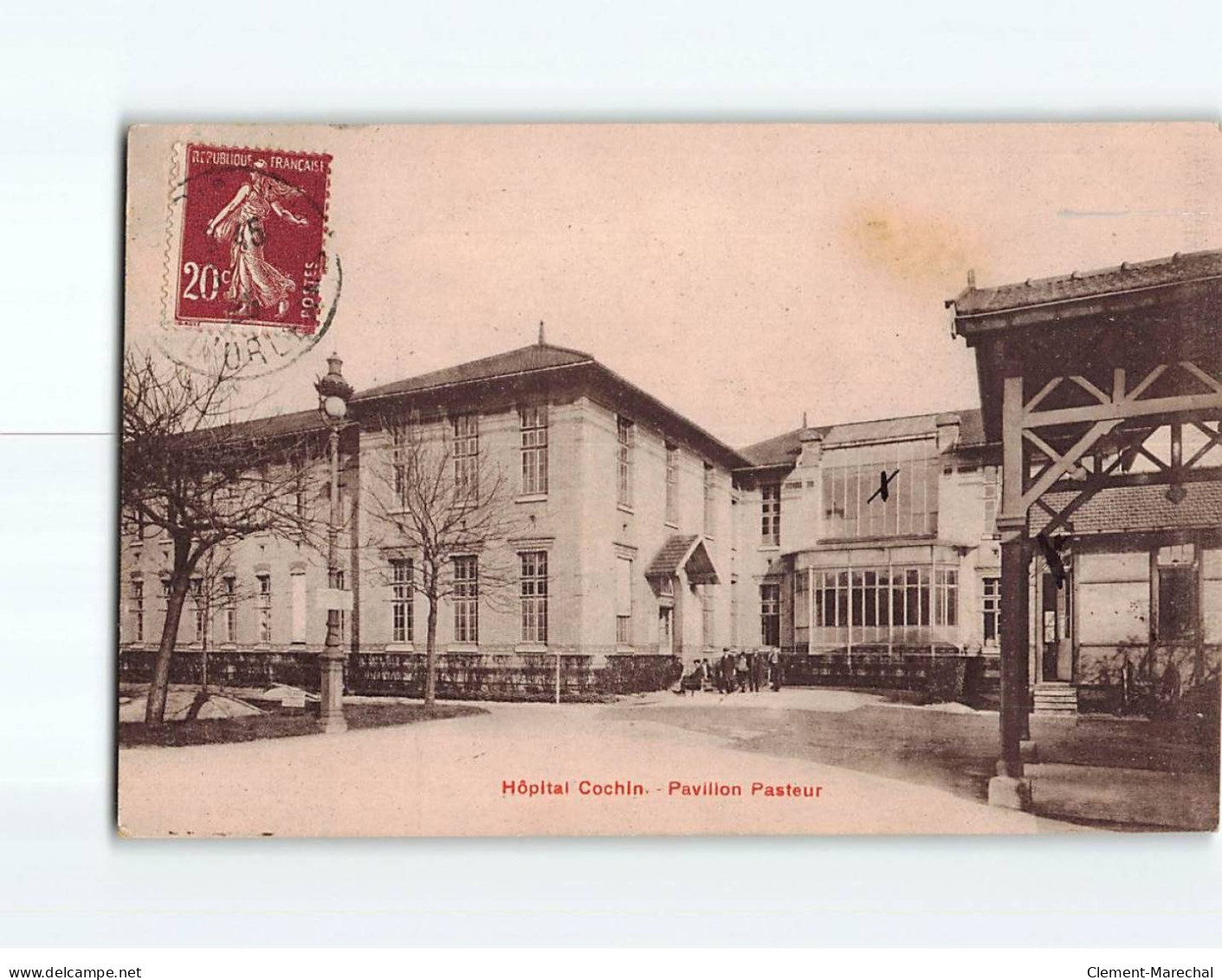 PARIS : Hôpital Cochin, Pavillon Pasteur - état - Salute, Ospedali