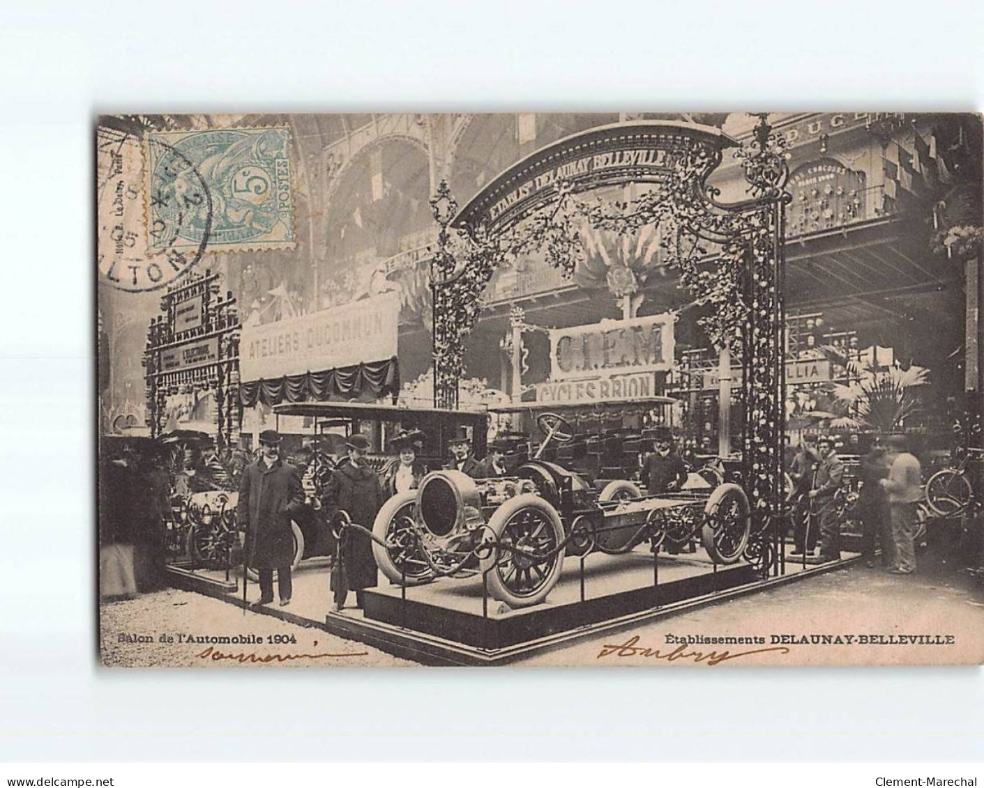 PARIS : Salon De L'Automobile, 1904, Etablissements Delaunay-Belleville - Très Bon état - Mostre