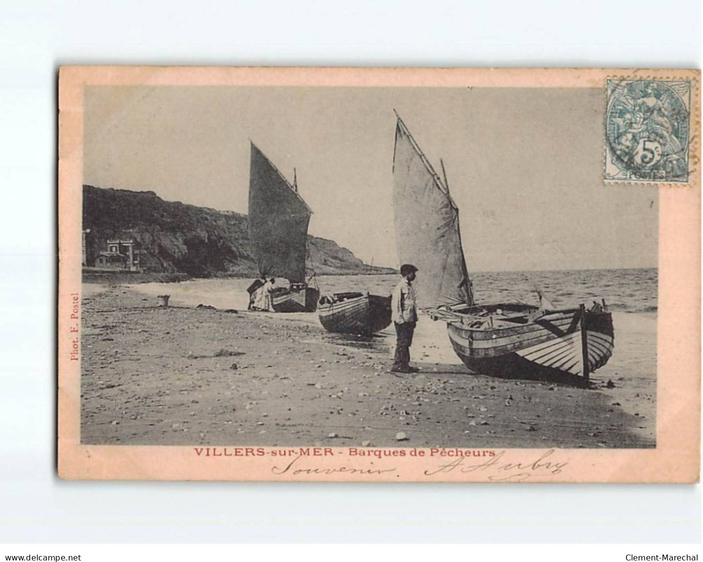 VILLERS SUR MER : Barques De Pêcheurs - Très Bon état - Villers Sur Mer