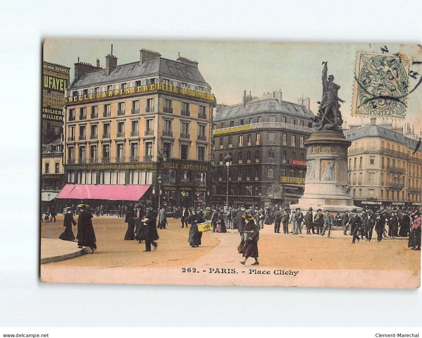 PARIS : Place Clichy - Très Bon état - Plätze