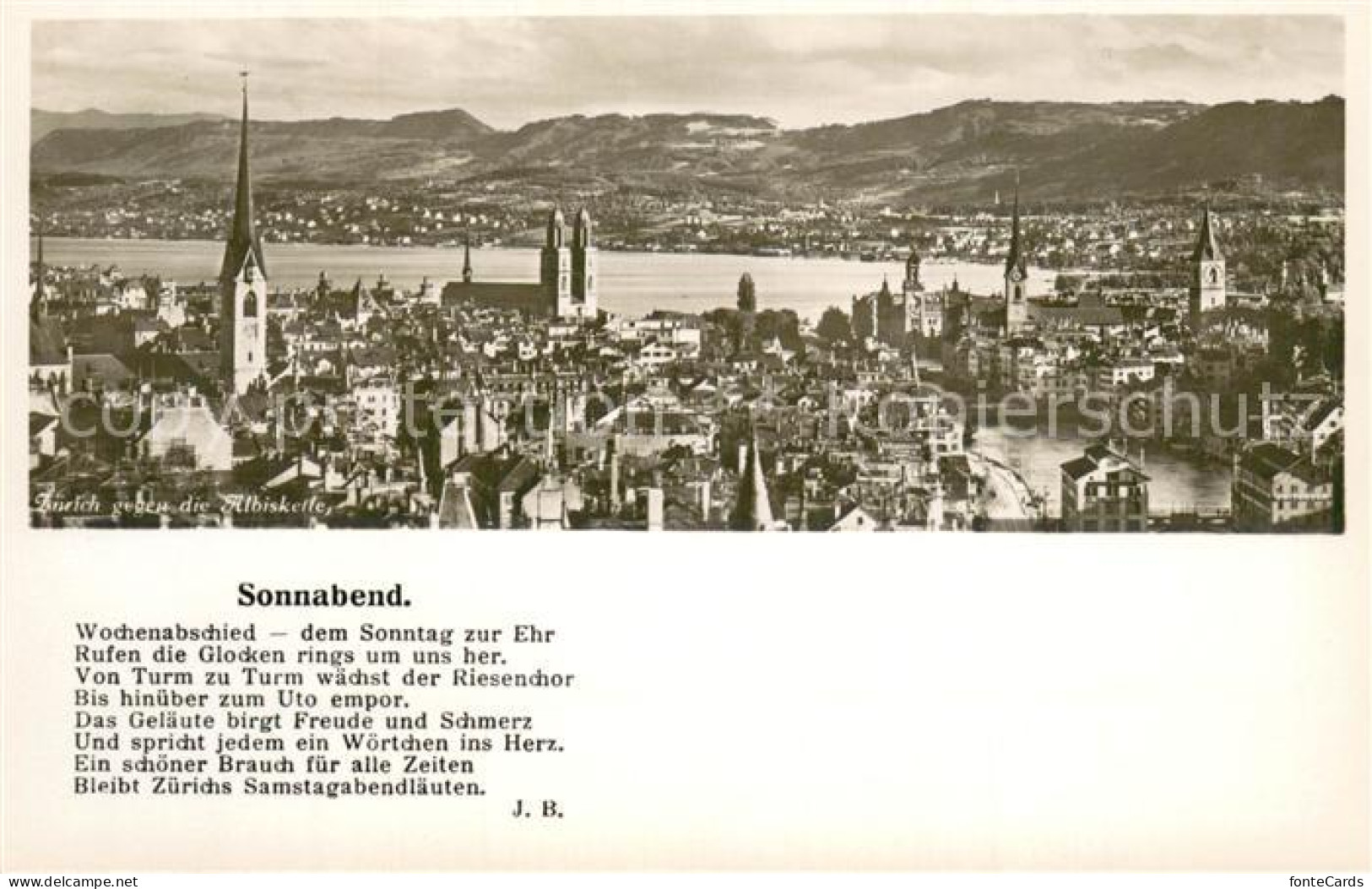 13757497 Zuerich ZH Panorama Zuerich ZH - Sonstige & Ohne Zuordnung