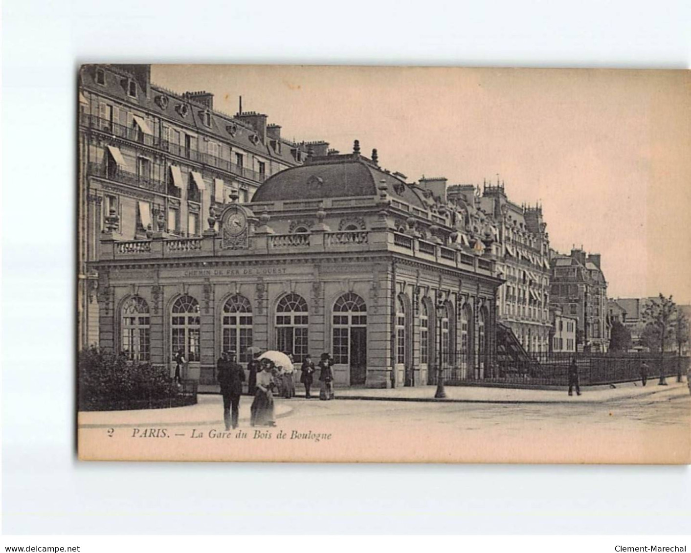 PARIS : La Gare Du Bois De Boulogne - état - Stations, Underground