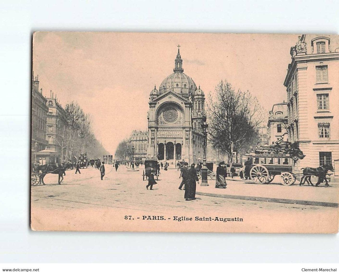 PARIS : Eglise Saint-Augustin - état - Chiese