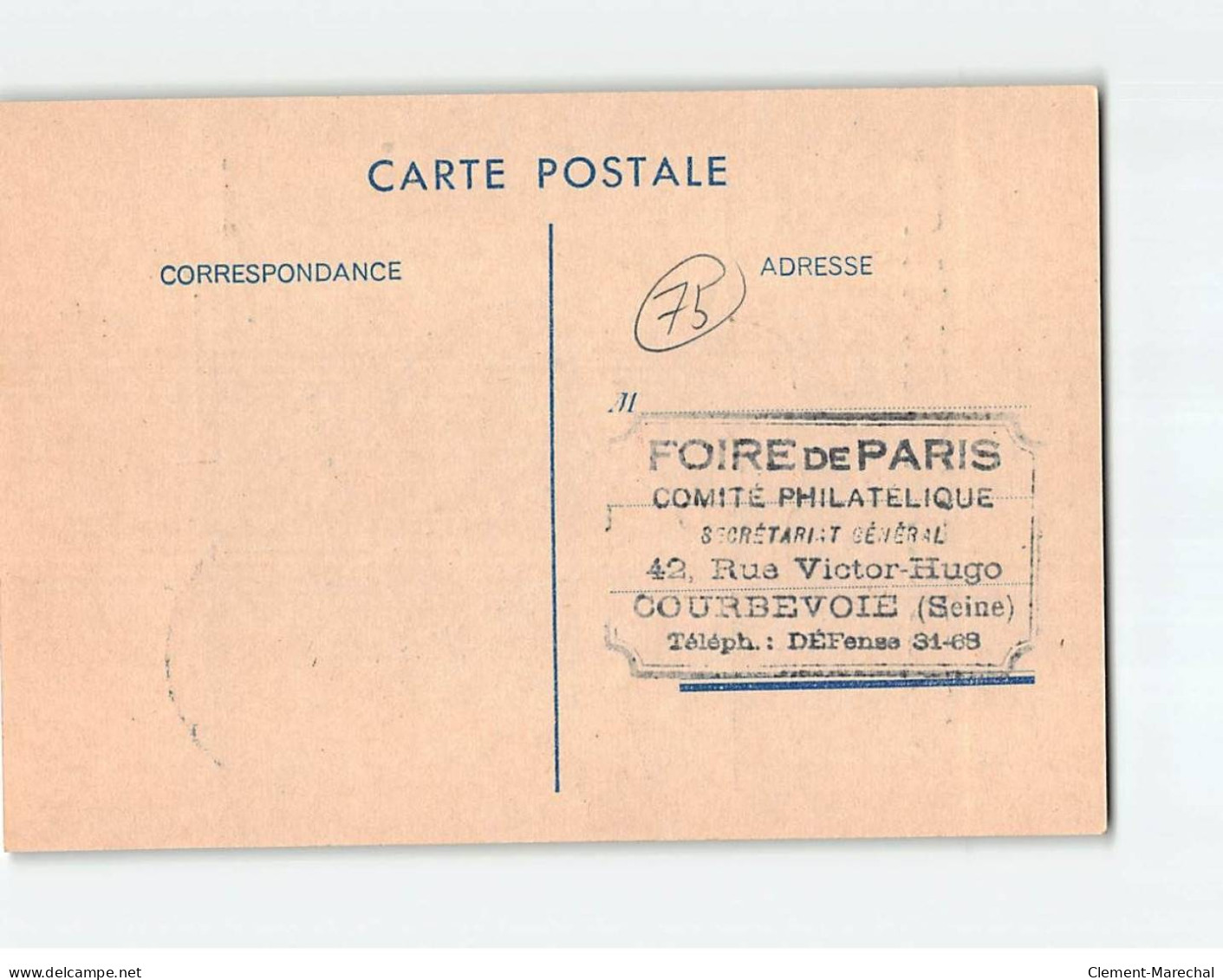 PARIS : Foire De Paris De Mai 1947, Salon Internationaux De La Philatélie - Très Bon état - Expositions