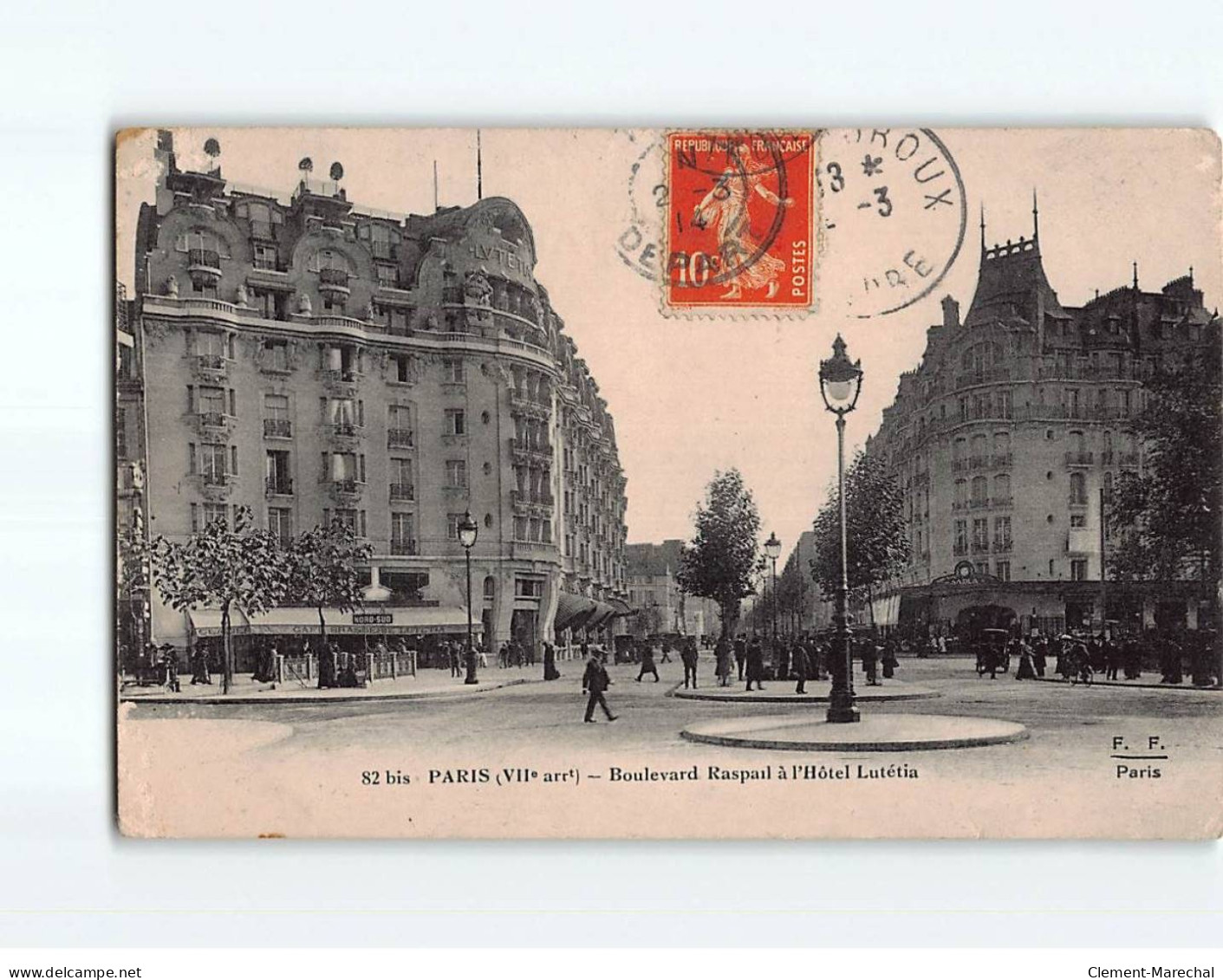 PARIS : Boulevard Raspail à L'Hôtel Lutétia - état - Paris (07)