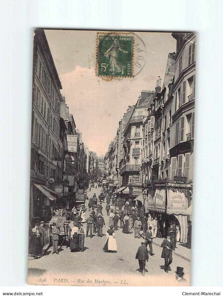 PARIS : Rue Des Martyrs - état - Otros & Sin Clasificación