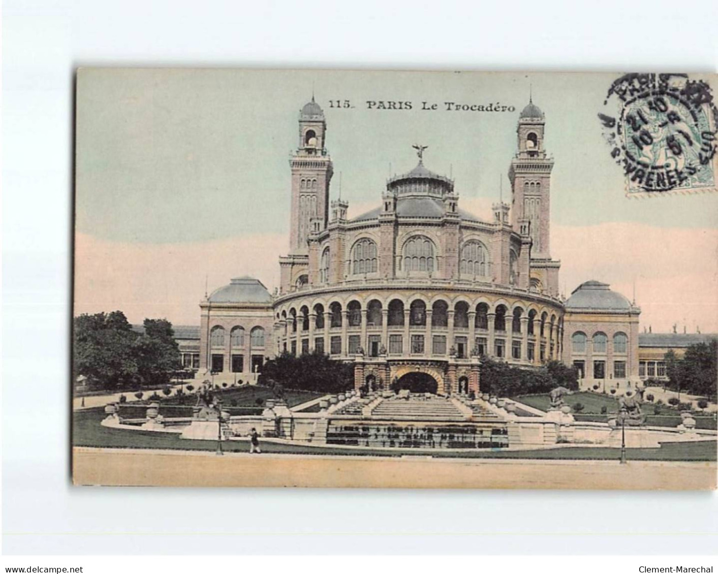 PARIS : Le Trocadéro - état - Andere Monumenten, Gebouwen