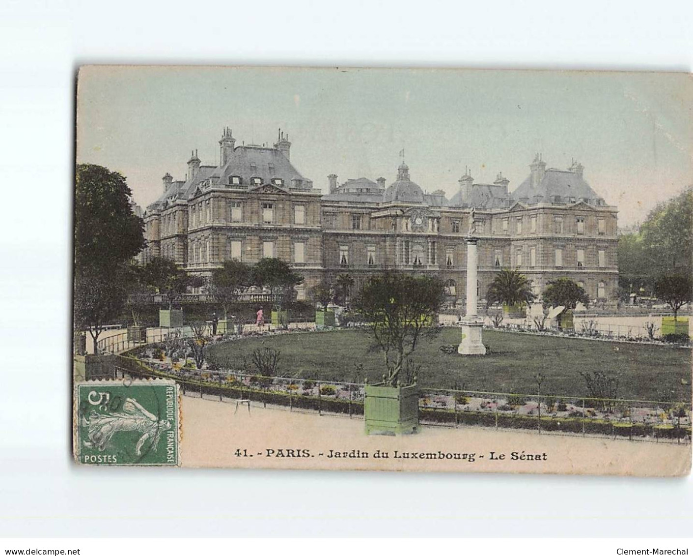 PARIS : Jardin Du Luxembourg, Le Sénat - état - Altri Monumenti, Edifici