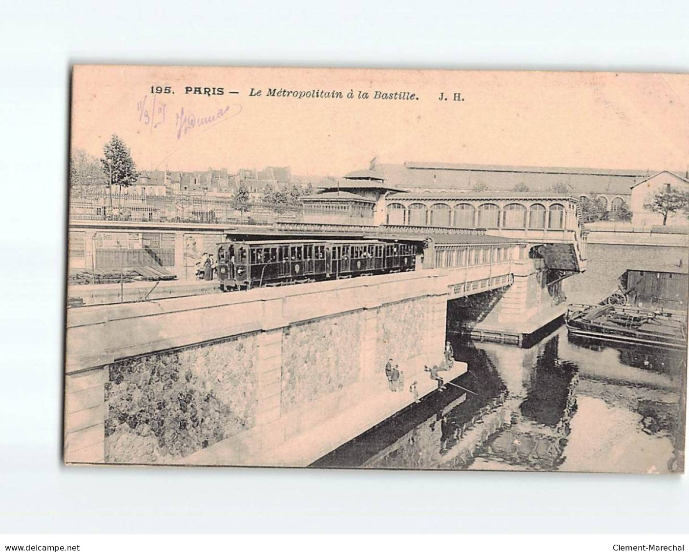 PARIS : Le Métropolitain De La Bastille - état - Metro, Stations