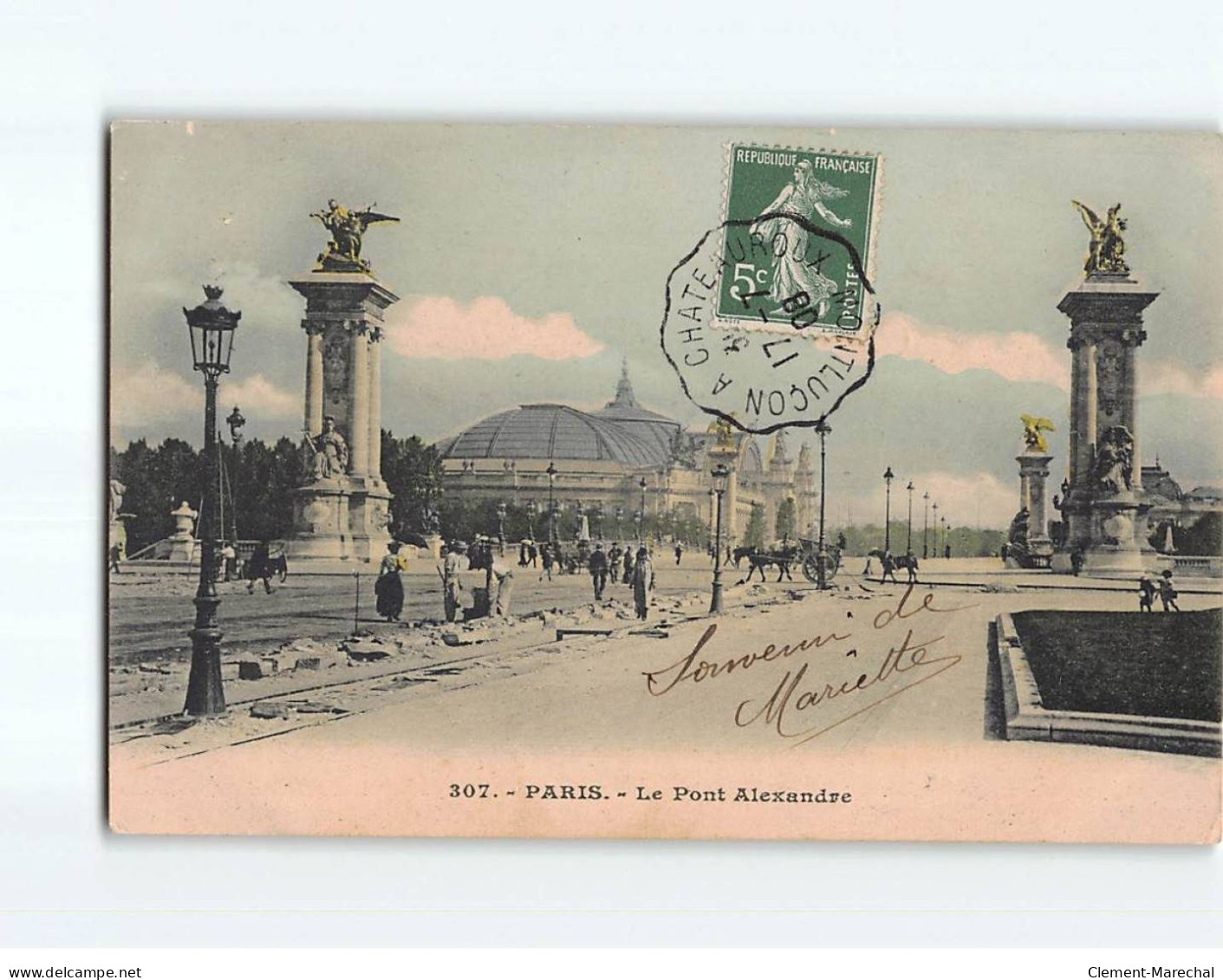 PARIS : Le Pont Alexandre - état - Ponti