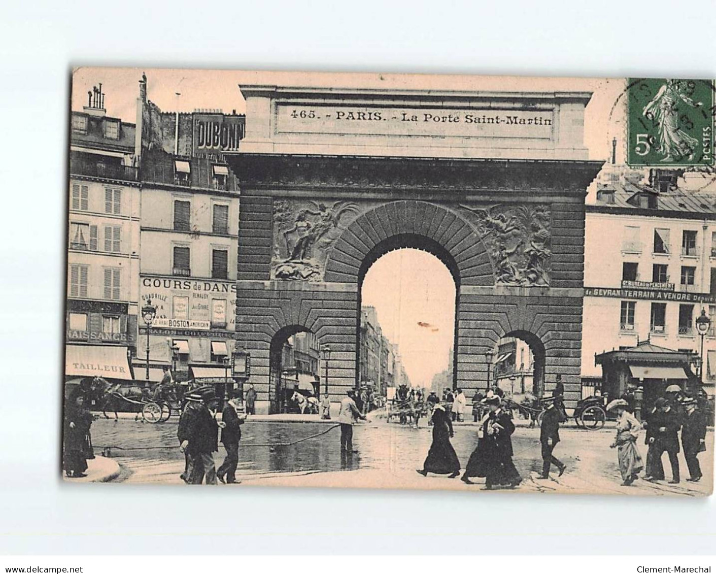 PARIS : La Porte Saint-Martin - état - Sonstige Sehenswürdigkeiten