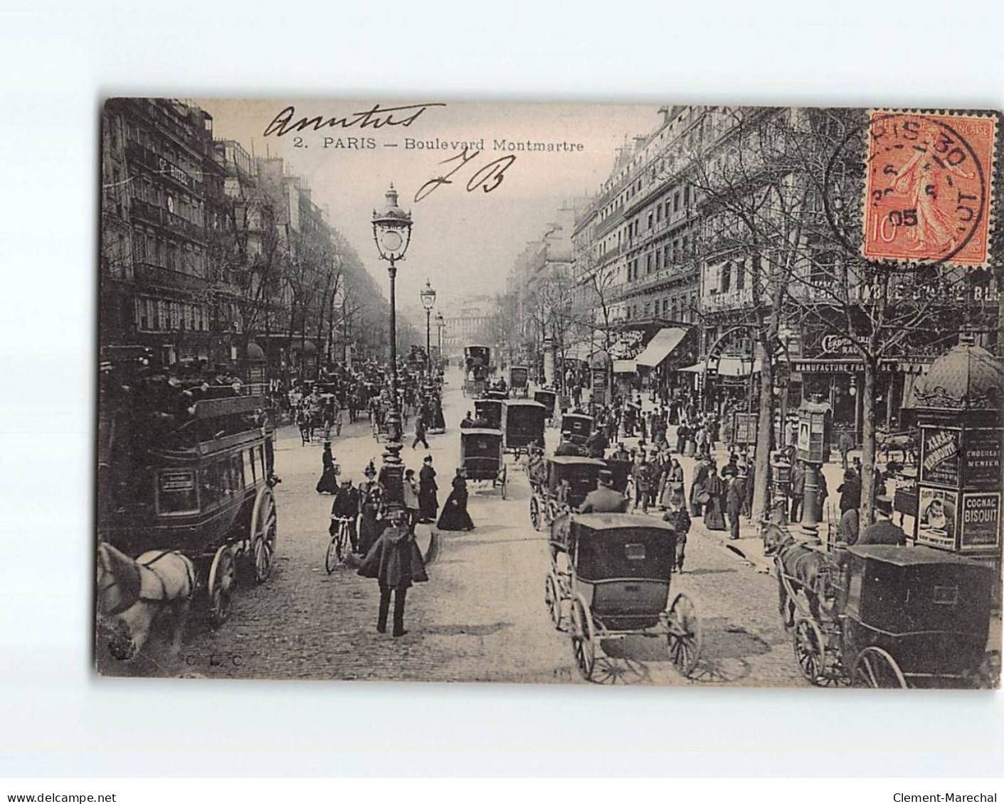 PARIS: Boulevard Montmartre - état - District 18