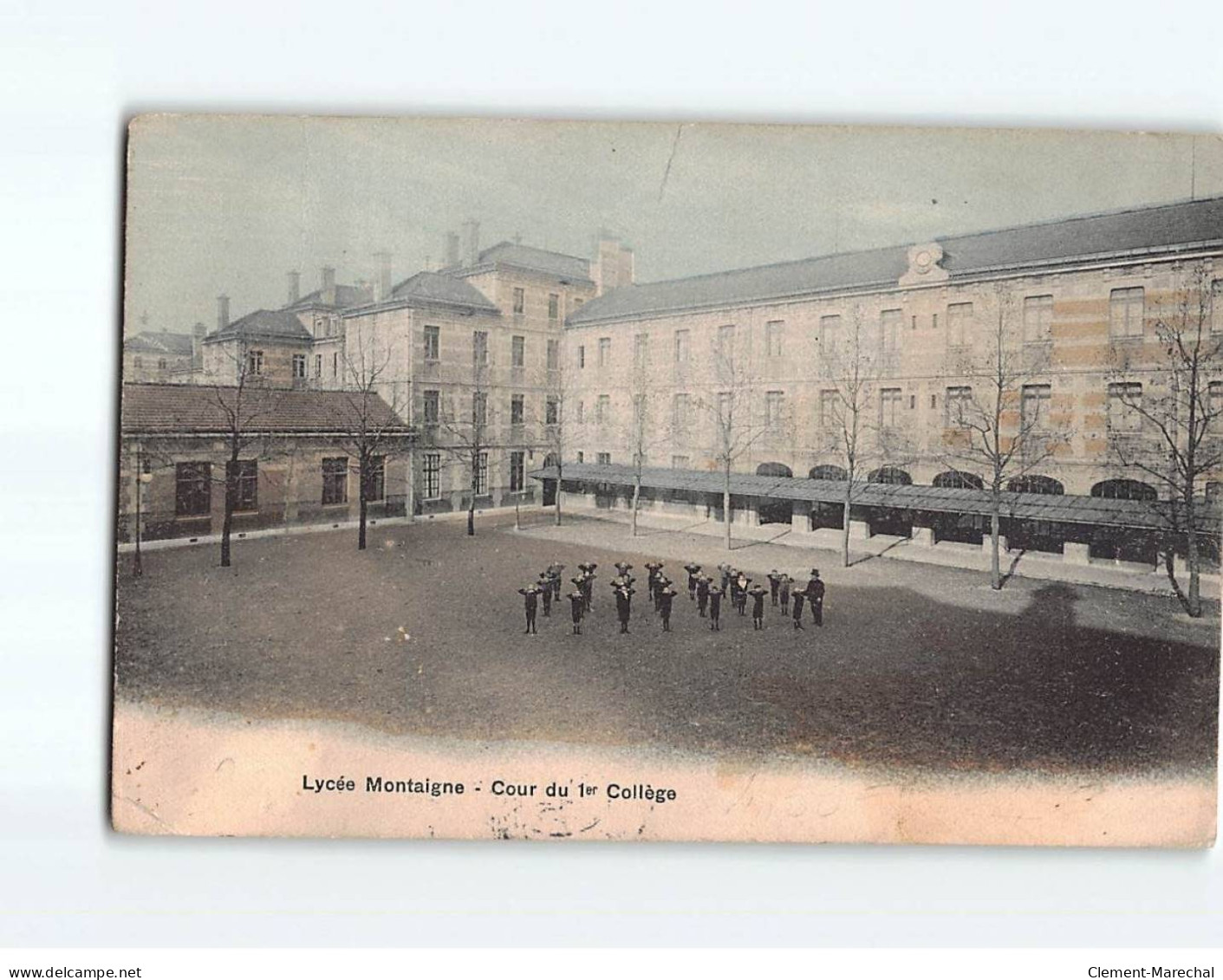 PARIS: Lycée Montaigne, Cour Du 1er Collège - état - Education, Schools And Universities