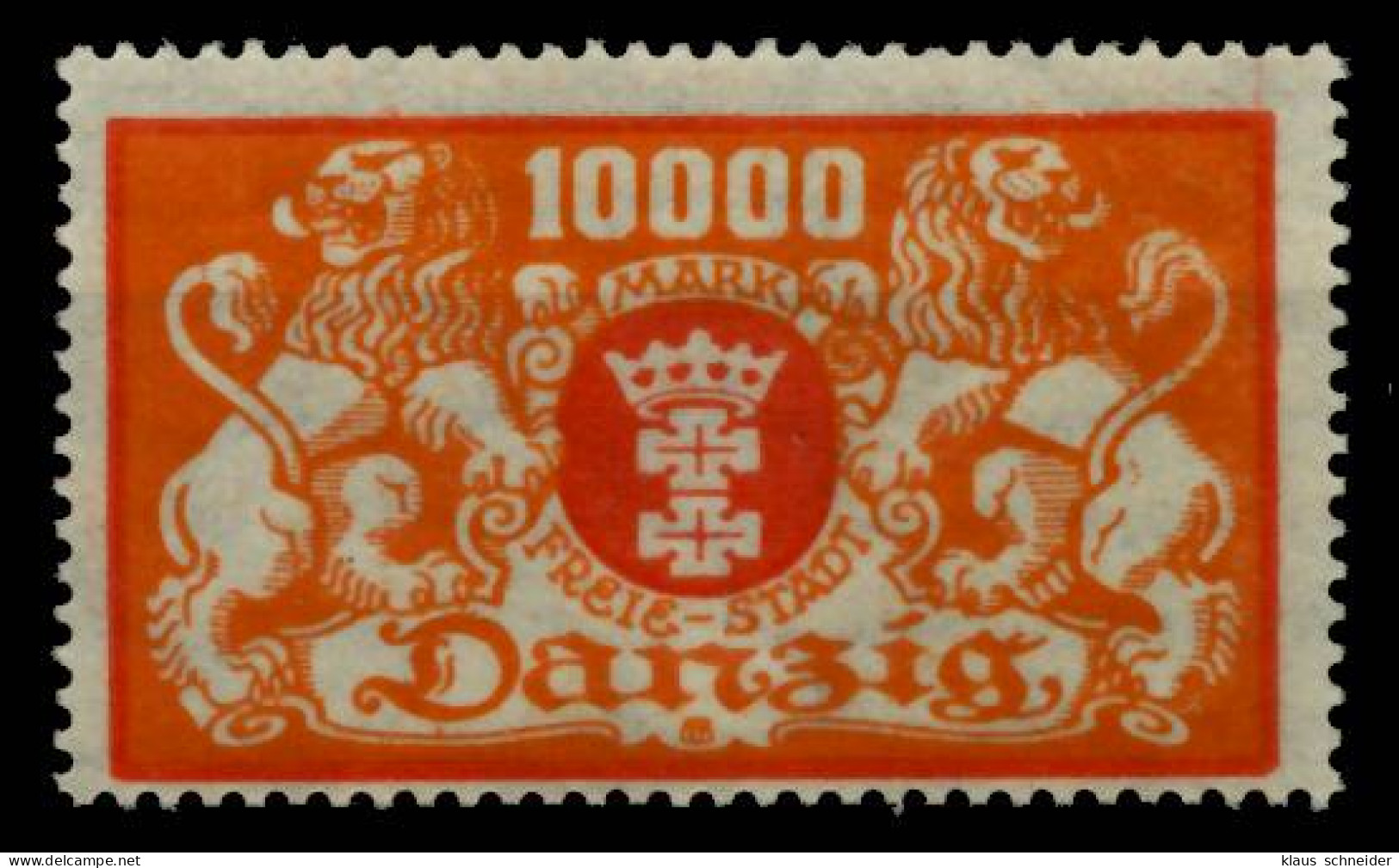 DANZIG 1923 Nr 147YF Postfrisch X6BE34E - Postfris