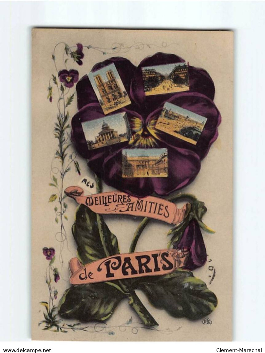 PARIS : Carte Souvenir - Très Bon état - Otros & Sin Clasificación