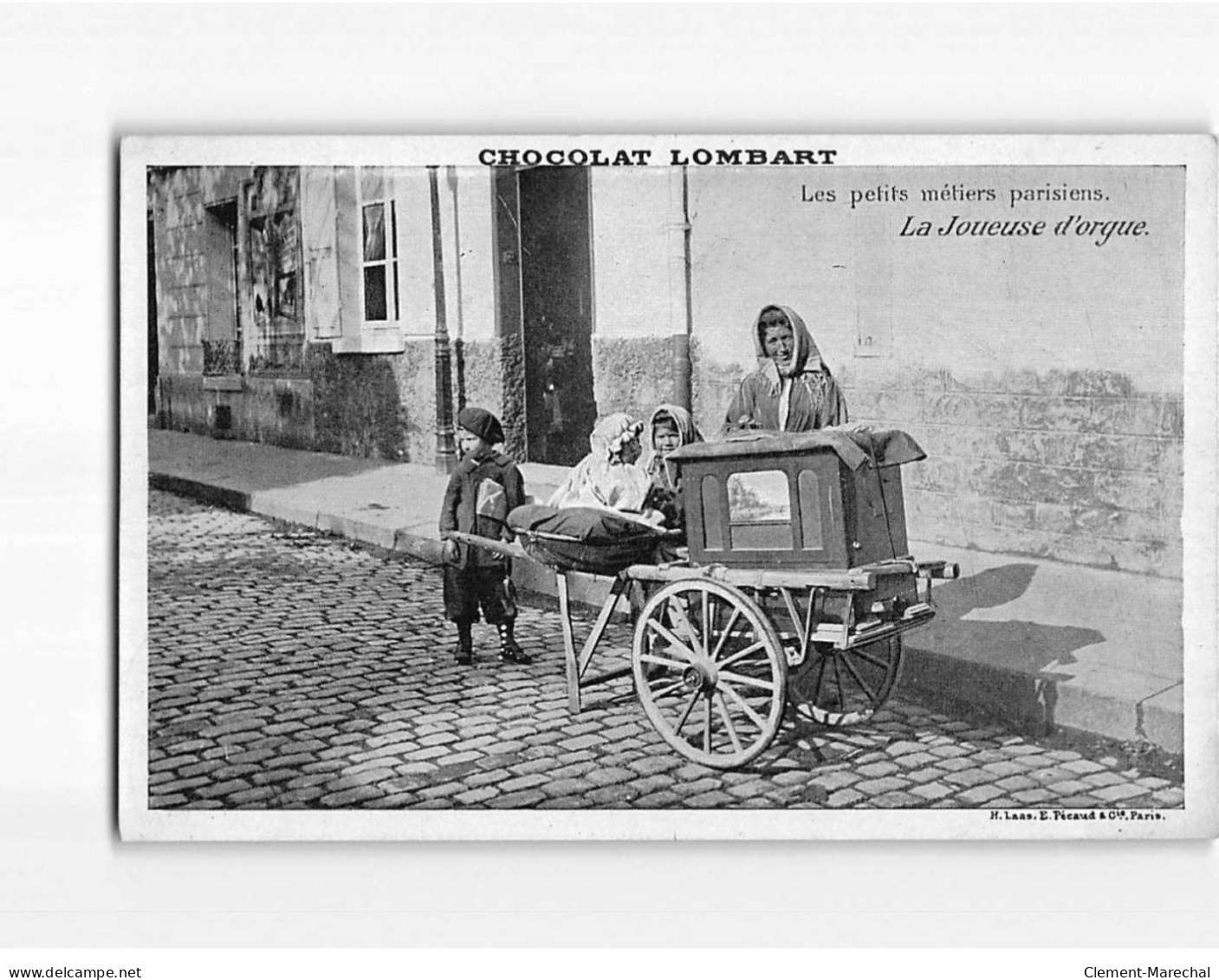 PARIS : Petits Métiers, La Joueuse D'orgue - Très Bon état - Artigianato Di Parigi