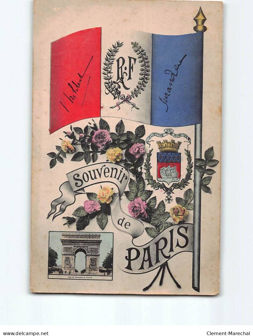 PARIS : Carte Souvenir - état - Other & Unclassified