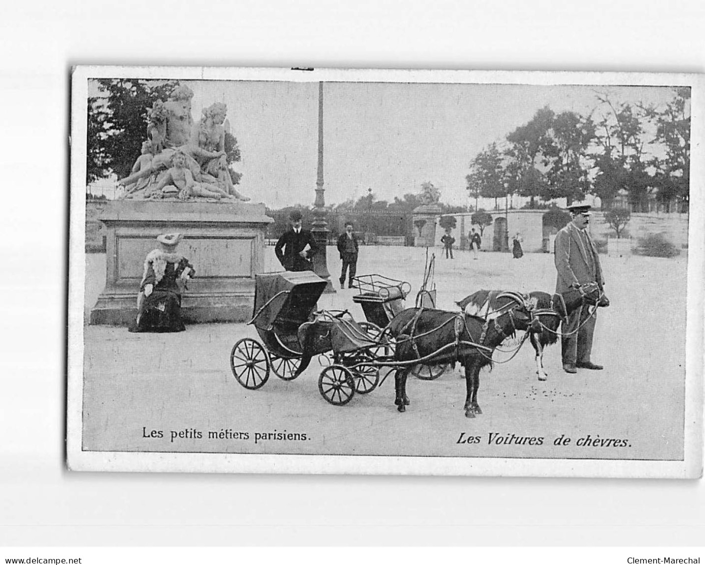 PARIS : Petits Métiers, Les Voitures De Chèvres - Très Bon état - Petits Métiers à Paris