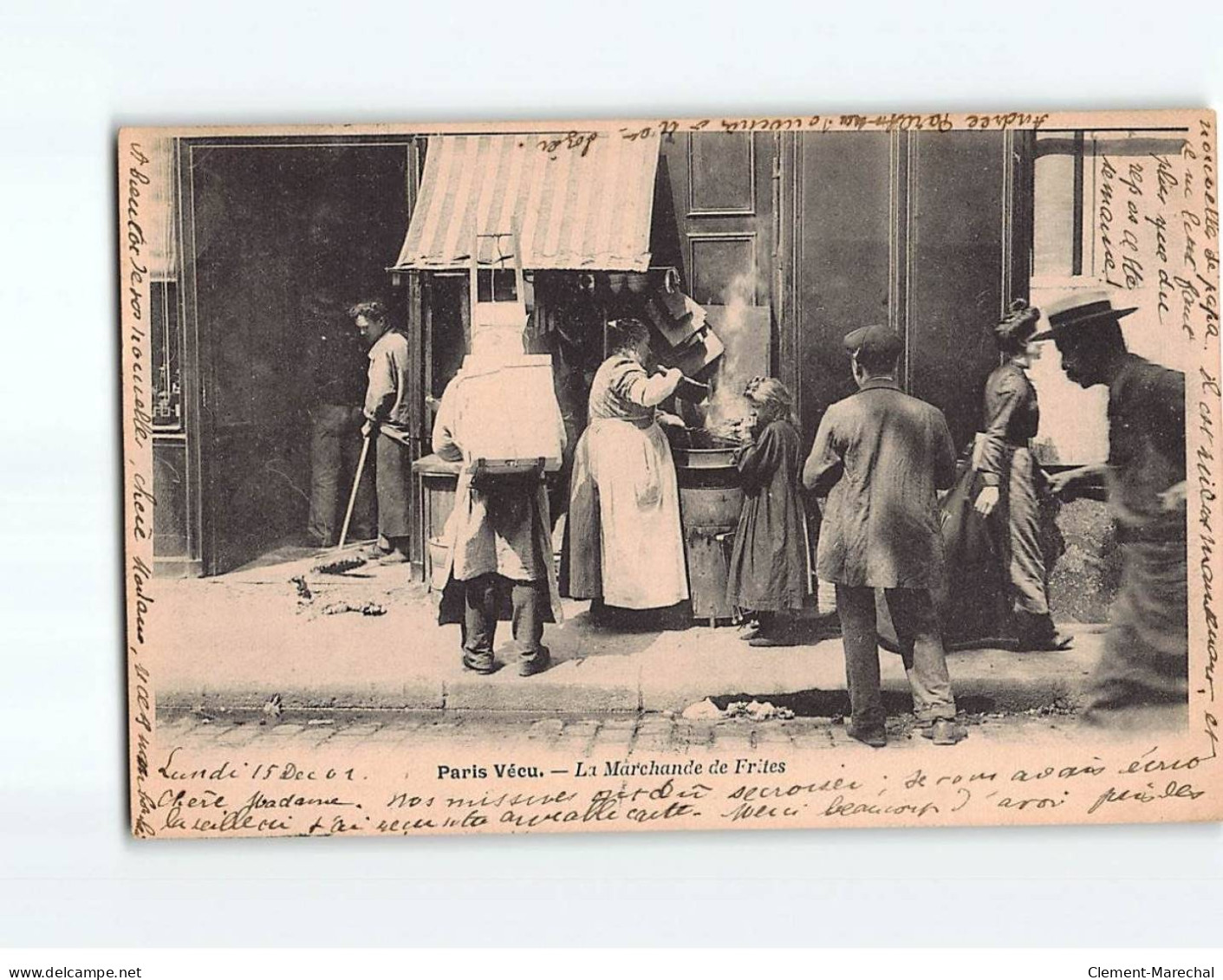 PARIS : Petits Métiers, Marchande De Frites - Très Bon état - Artisanry In Paris