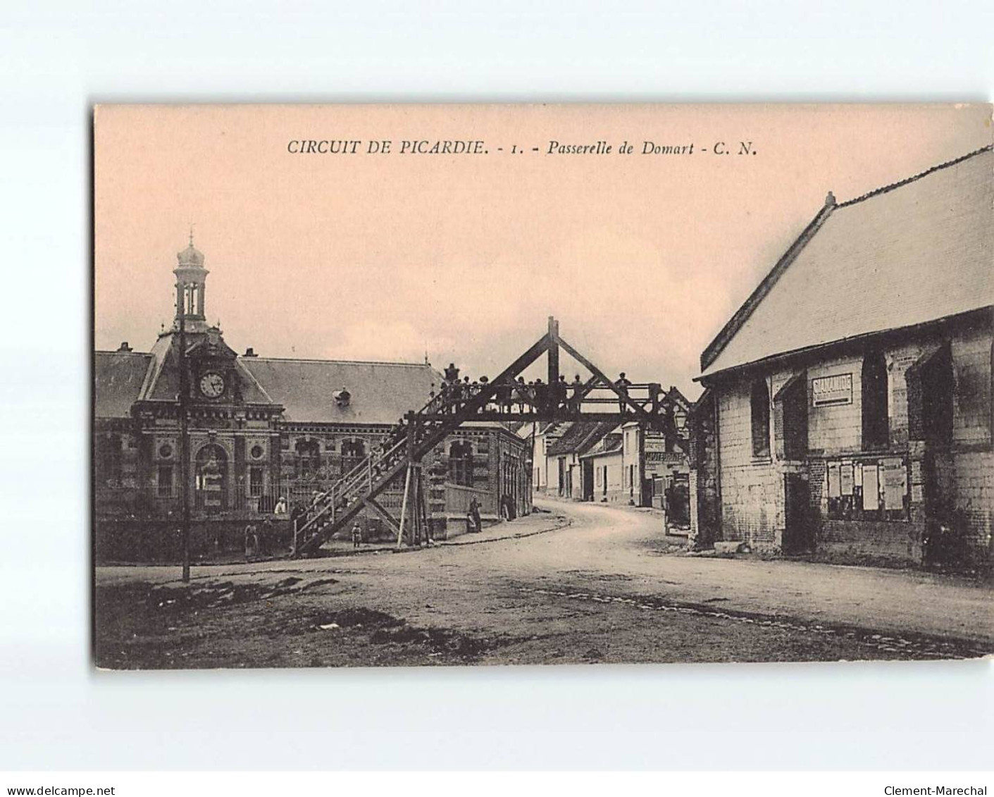 Circuit De Picardie, Passerelle De Domart - Très Bon état - Andere & Zonder Classificatie