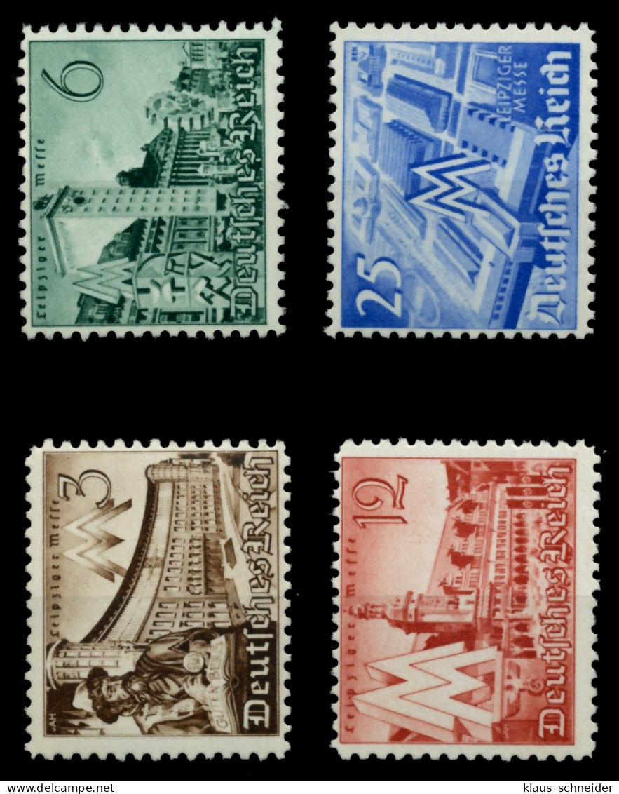 3. REICH 1940 Nr 739-742 Postfrisch X6E30BA - Ungebraucht