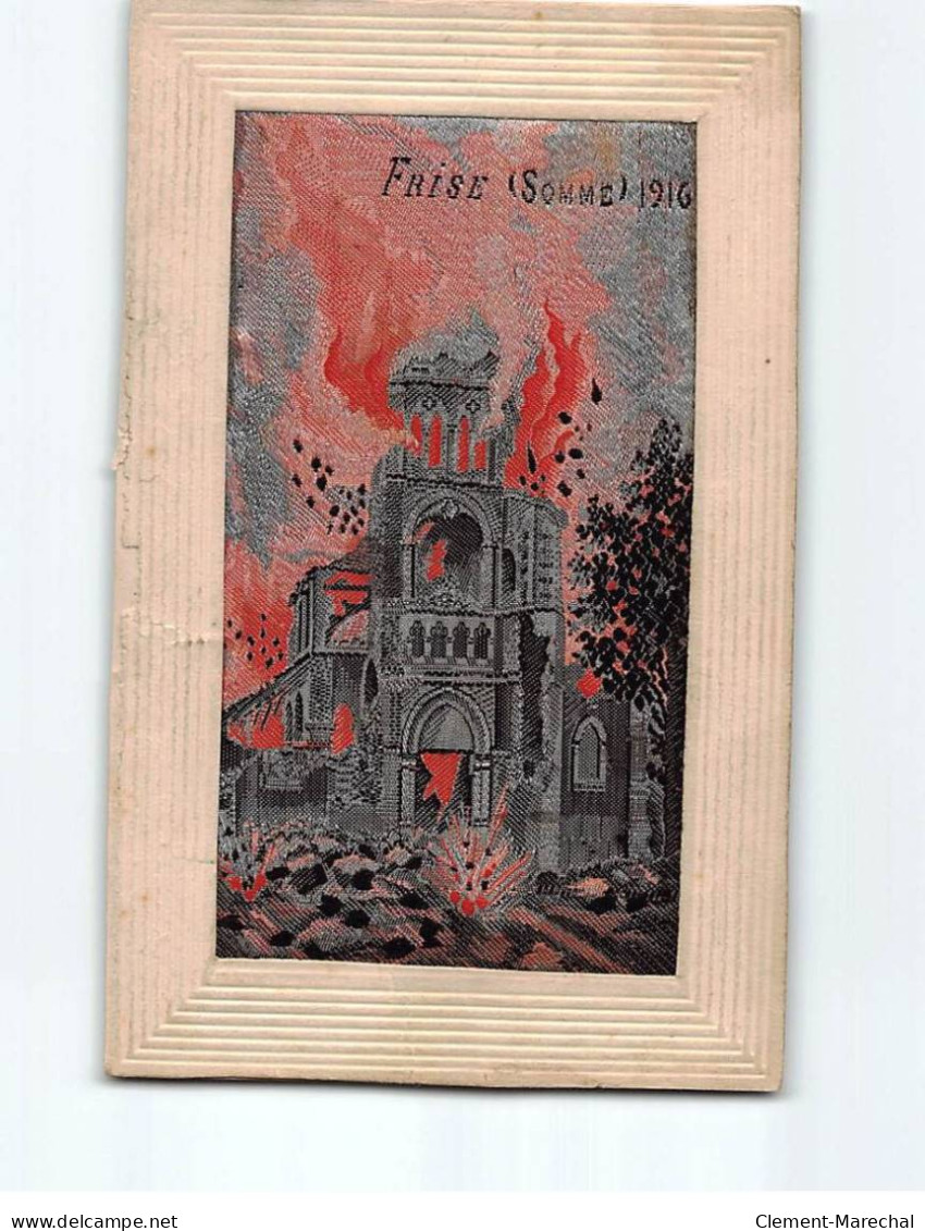 FRISE : Représentation De L'Incendie De L'Eglise 1916 - état - Autres & Non Classés