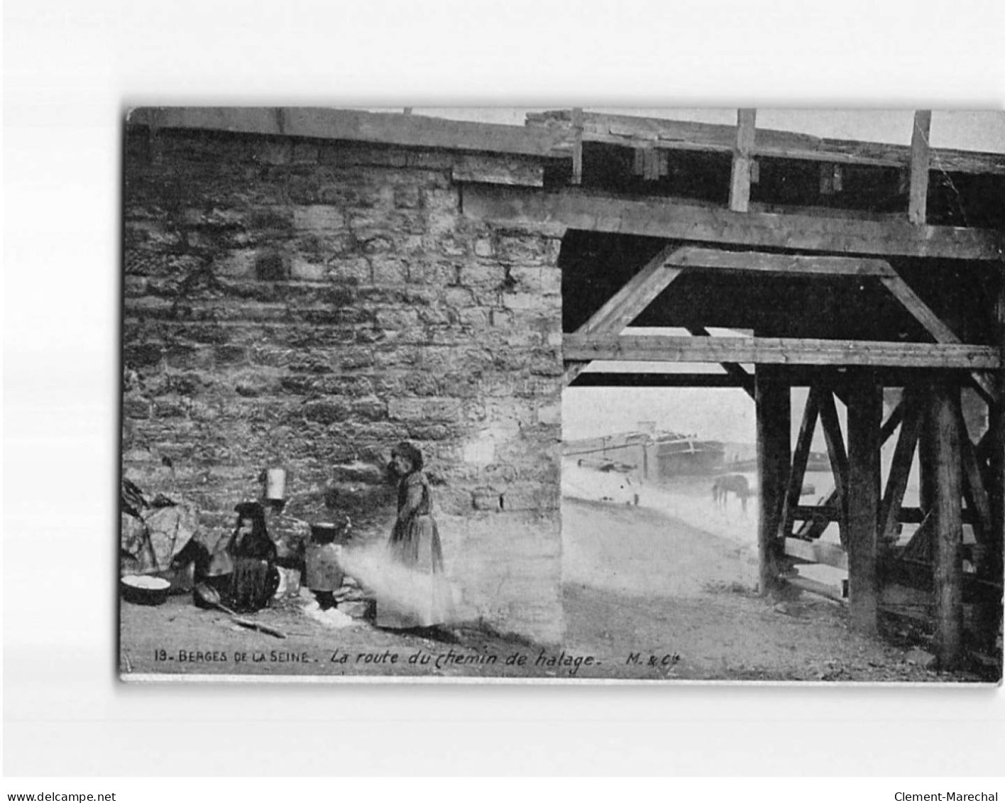 PARIS : Berges De La Seine, La Route Du Chemin De Halage - état - Andere & Zonder Classificatie