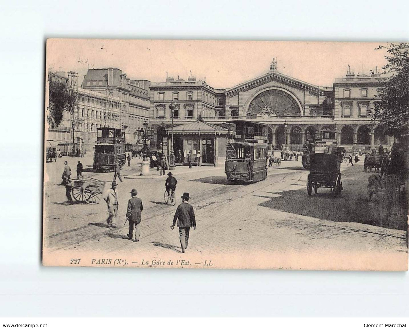 PARIS : La Gare De L'Est - Très Bon état - Metropolitana, Stazioni