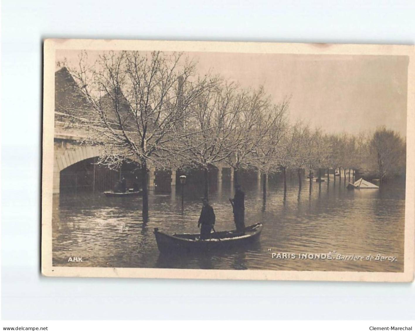 PARIS : Inondations 1910, Barrière De Bercy - Très Bon état - Paris Flood, 1910