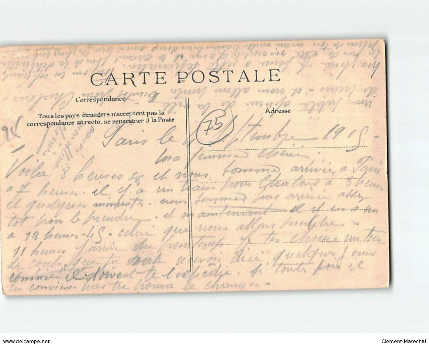 PARIS : Carte Souvenir, La Gare Montparnasse - état - Pariser Métro, Bahnhöfe