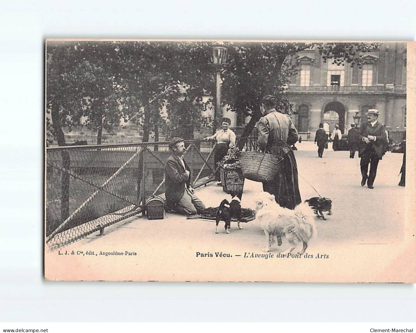 PARIS : L'Aveugle Du Pont Des Arts - Très Bon état - Autres & Non Classés