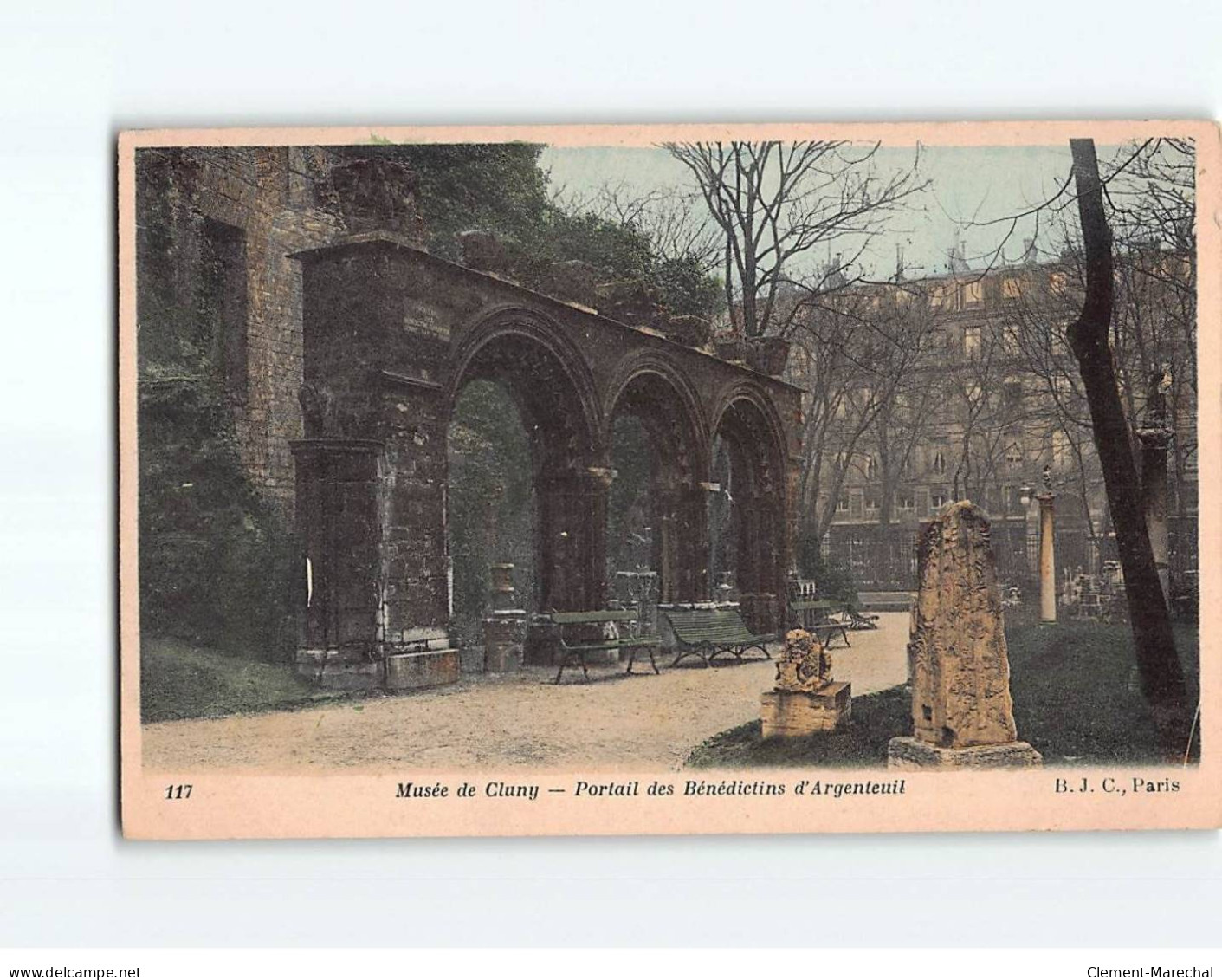 PARIS : Musée De Cluny, Portail Des Bénédictins D'Argenteuil - Très Bon état - Museos