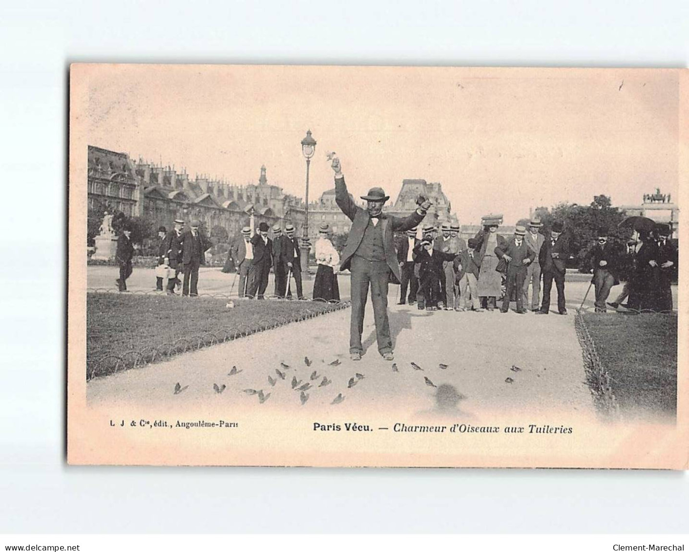 PARIS : Charmeur D'oiseaux Aux Tuileries - Très Bon état - Autres & Non Classés