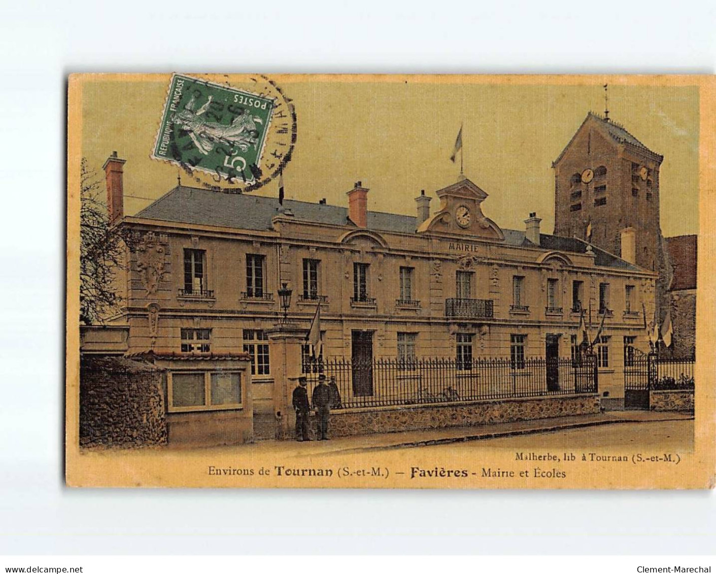 FAVIERES : Mairie Et Ecoles - état - Altri & Non Classificati