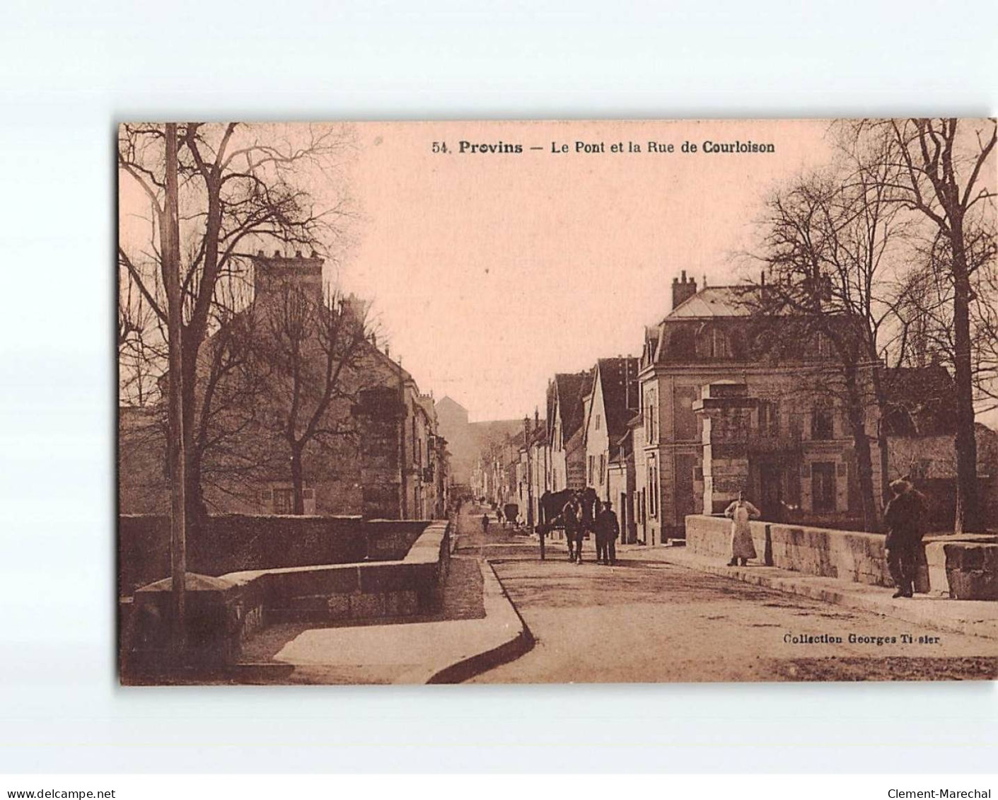 PORVINS : Le Pont Et La Rue De Courloison - Très Bon état - Provins